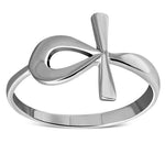Ankh Cross Ring 925 Sterling Silver