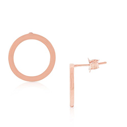 Rosey Circle Cut-Out Earrings