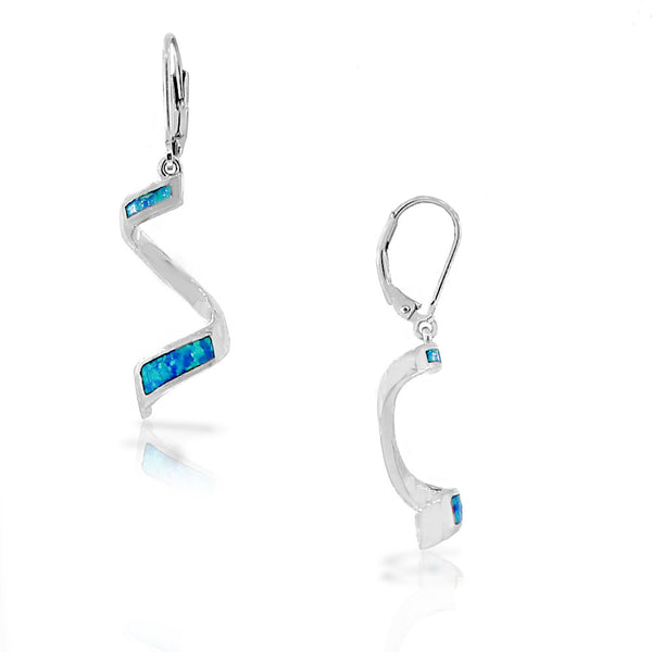 Opal Swirl Dangles