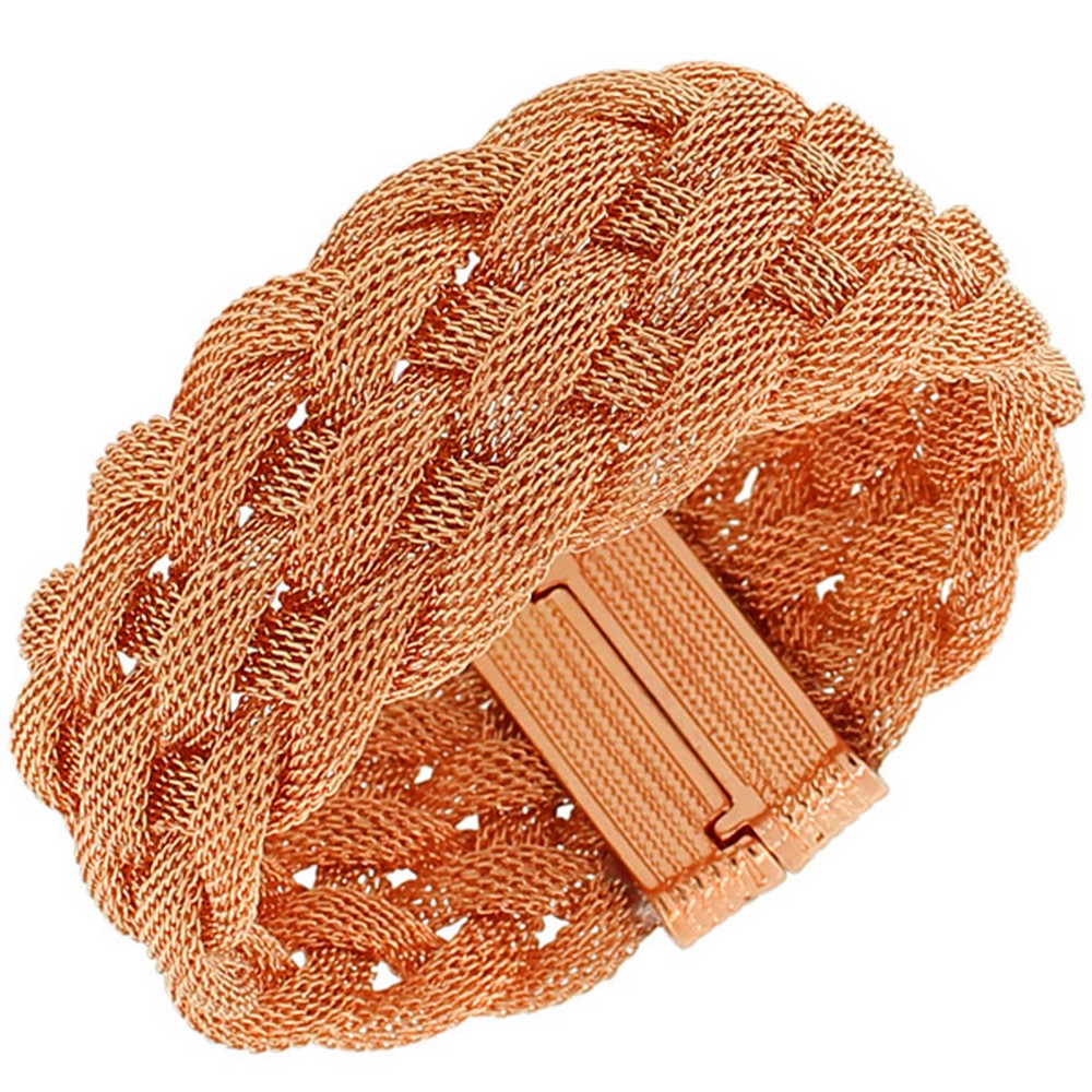 Rose Braided Bracelet