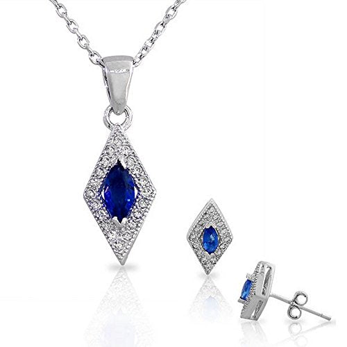 Diamond Sapphire Set