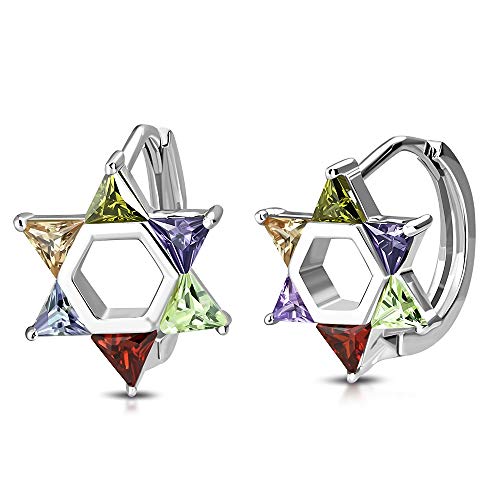 Multi Diamond Star Studs