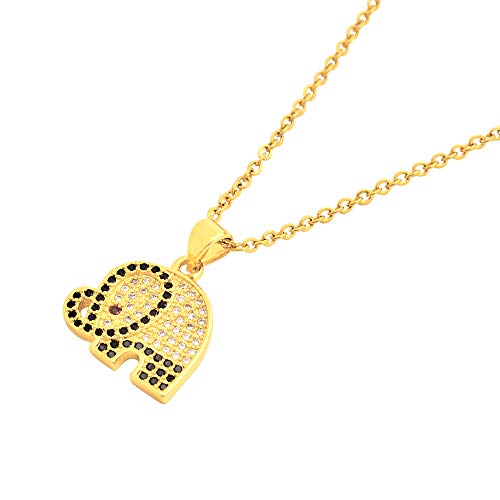 My Daily Styles Women's Stainless Steel Elephant Pendant Necklace