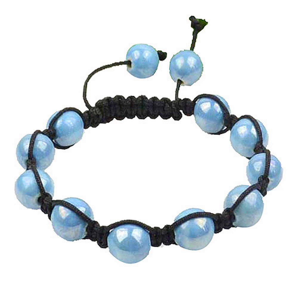 Blue Sky Bead Bracelet