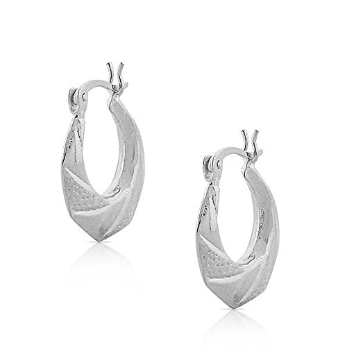 Delicate Oval Hoops