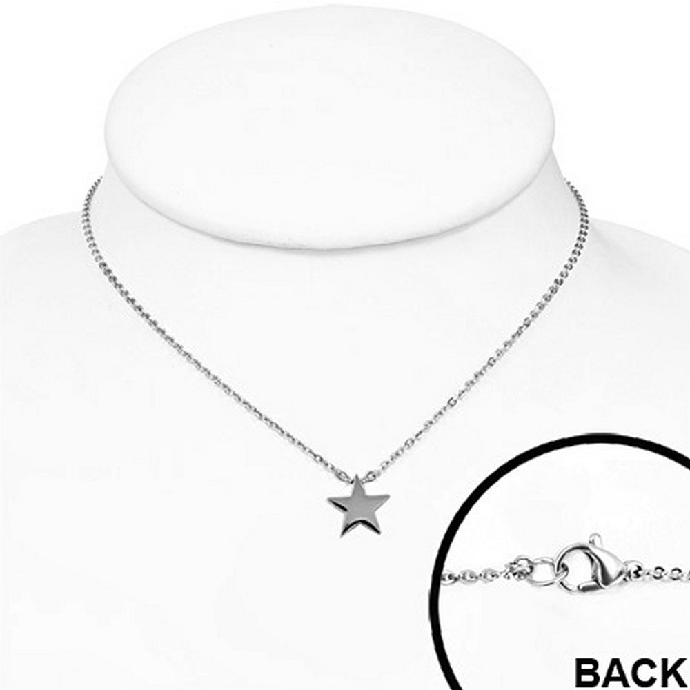 Dainty Star Necklace Stainless Steel