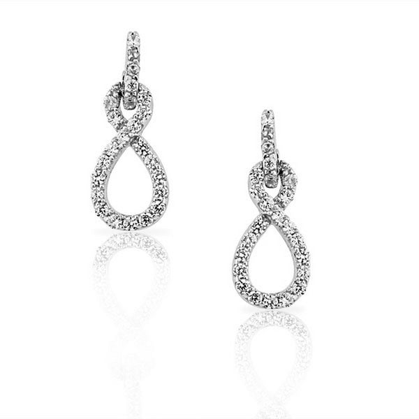 Drop Infinity Earrings