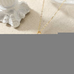 My Daily Styles Gold Tone Plated Mezuzah Pendant Necklace with Blue & White CZ Stones – Jewish Mezuzah Scroll Pendant with Filigree Design – Elegant Judaica Jewelry