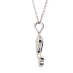 My Daily Styles 925 Sterling Silver Blue Dolphin Pendant Necklace