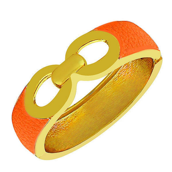 Orange Knot Bangle