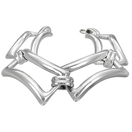 Geo Link Chain Womens Bracelet