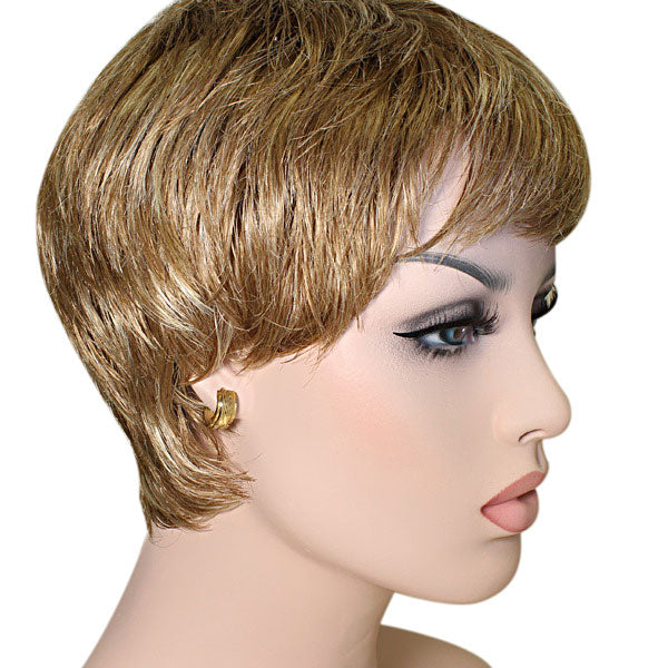 Stainless Steel Yellow Gold-Tone Polished Matte Womens Girls Hoop Huggie Earrings