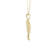 My Daily Styles Womens 925 Sterling Silver Jewish Menorah Jerusalem CZ Pendant Necklace