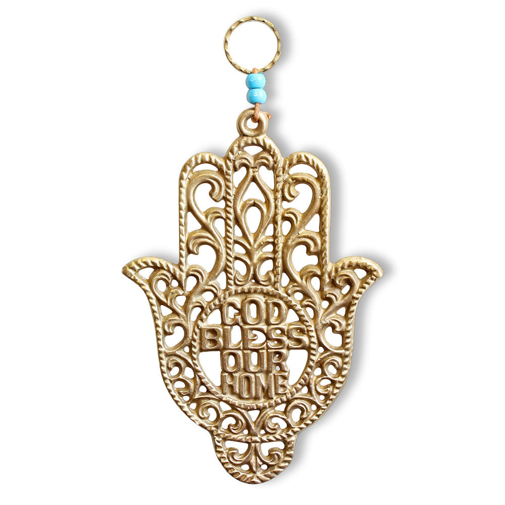 My Daily Styles God Bless Our Home Good Luck Wall Decor Hamsa Hand
