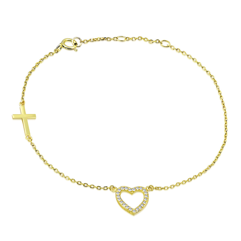 Gold Love Chain Link