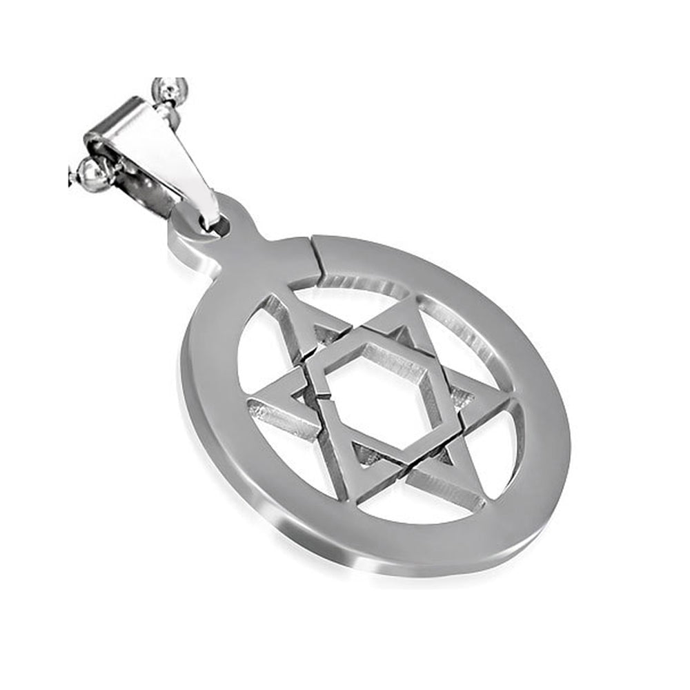 Connected Star of David Pendant