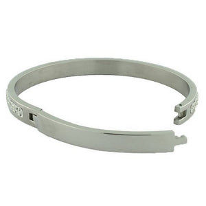 Fashion Alloy Black Faux PU Leather Yellow Gold-Tone Snake Skin Design Wristband Bracelet