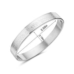 Stainless Steel Silver-Tone Jewish Prayer in Hebrew Psalm 137 If I forget Jerusalem Bangle Bracelet