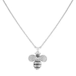 My Daily Styles Women's Stainless Steel Bumble Bee Pendant Necklace