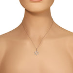 925 Sterling Silver Classic Star of David Pendant Necklace