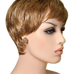 Stainless Steel Gold-Tone Silver-Tone Faceted Classic Half-Hoop Stud Earrings