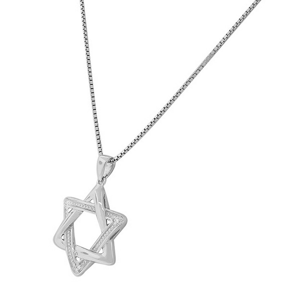 Jewish Star Puzzle Pendant
