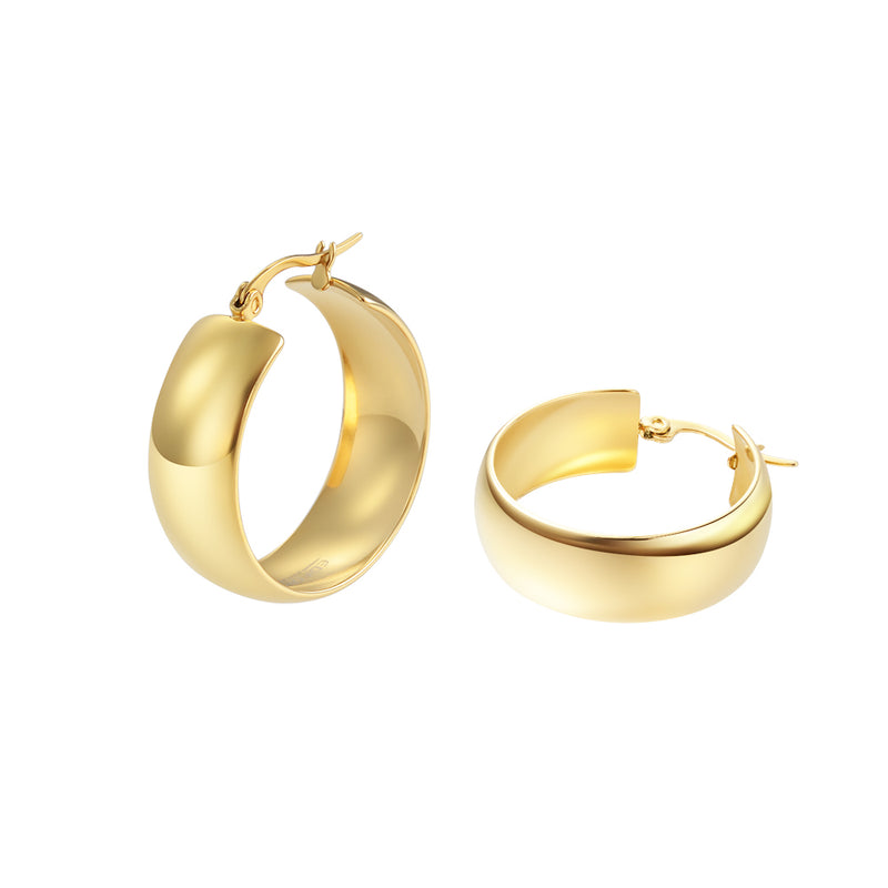 Classic Gold Hoops