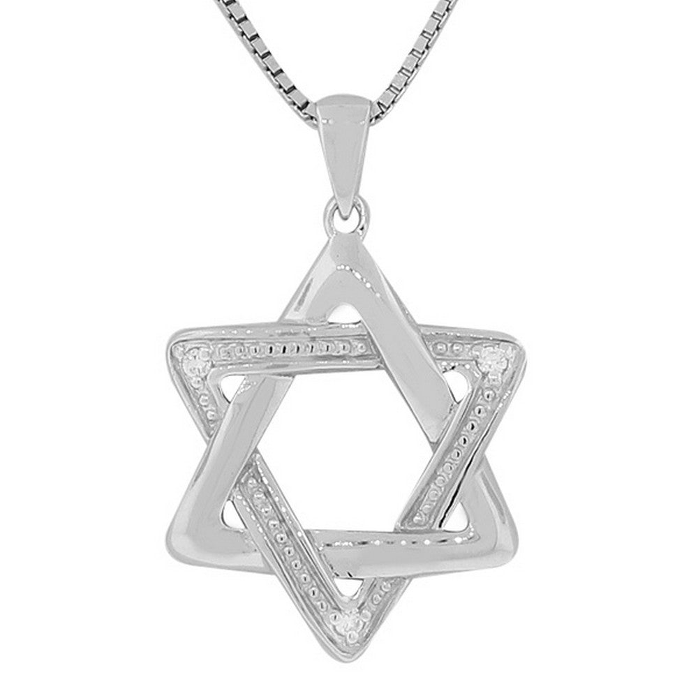 Jewish Star Puzzle Pendant