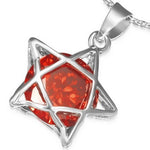 My Daily Styles Fashion Alloy Silver-Tone Star CZ Womens Pendant Necklace