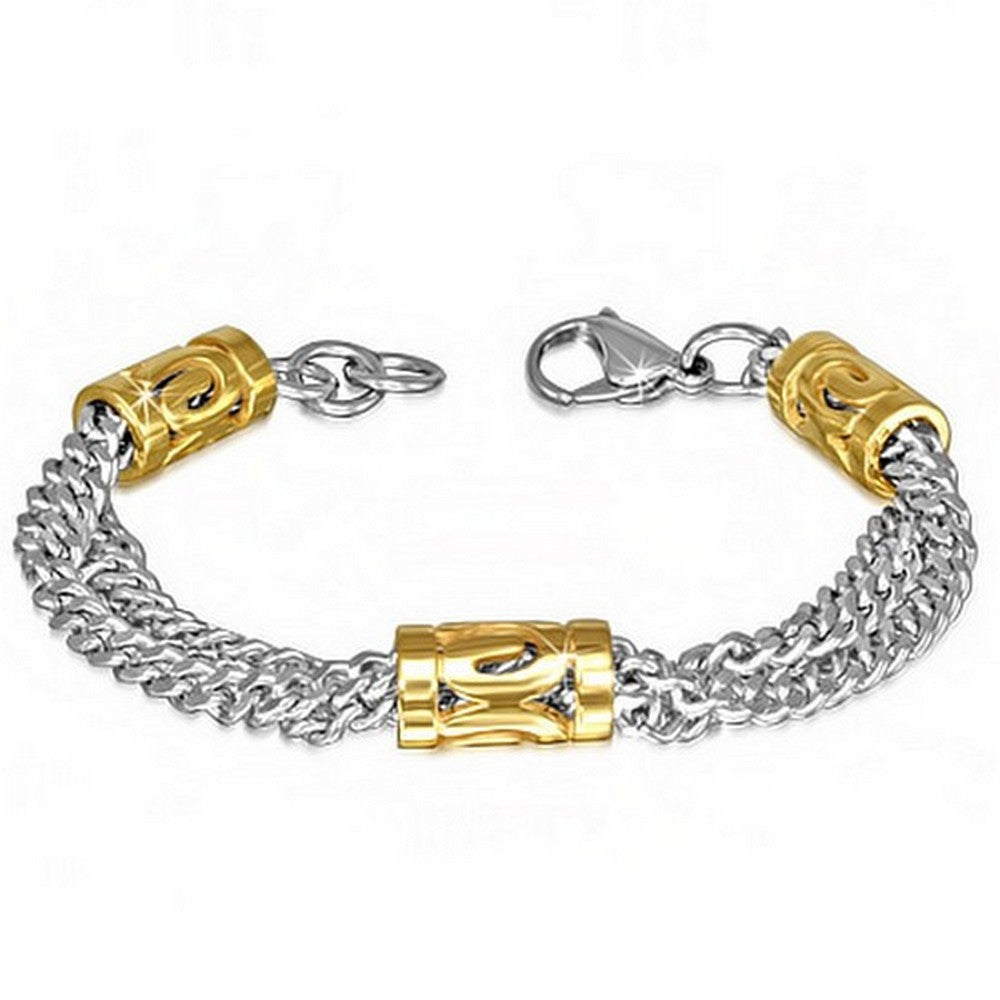 Multi-Chain Womens Link Bracelet