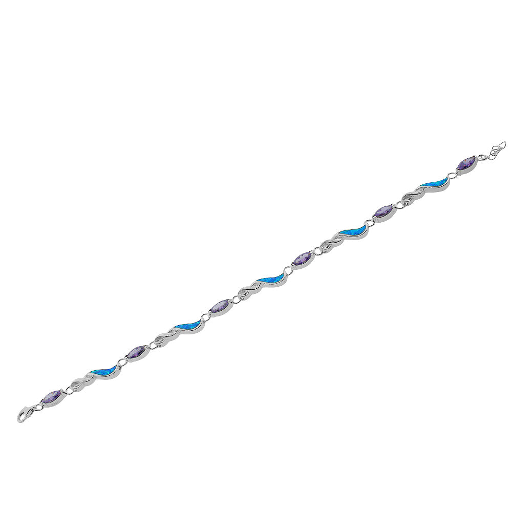 Opal Amethyst Bracelet