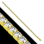 925 Sterling Silver White Clear Round CZ Classic Tennis Bracelet, 7.25"