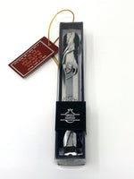 Mezuzah Case - Metal Silver-Tone Jewish Blessing for Home Old City Design, 6"
