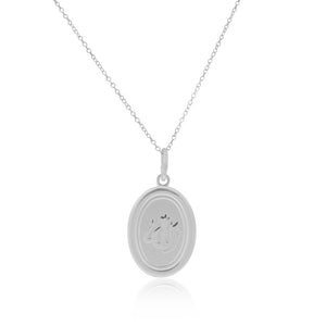 925 Sterling Silver Muslim Arabic Allah Pendant Necklace