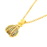 My Daily Styles Women's Stainless Steel Ladybug Pendant Necklace