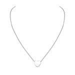 My Daily Styles 925 Sterling Silver Womens Girls Love Heart Pendant Necklace