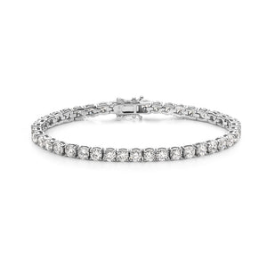 925 Sterling Silver Cubic Zirconia Tennis Bracelet