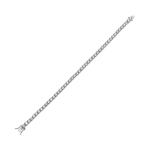 925 Sterling Silver Cubic Zirconia Tennis Bracelet