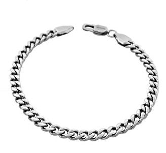 Stainless Steel Cuban Link Mens Bracelet