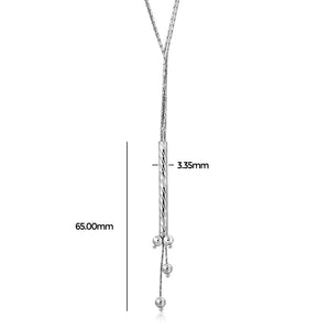 Women's 925 Sterling Silver Y Necklace