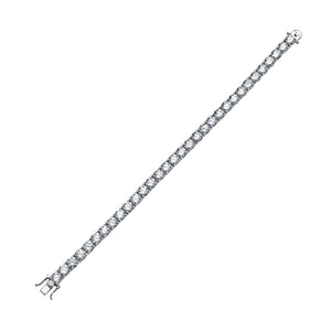 925 Sterling Silver Cubic Zirconia Tennis Bracelet