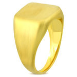 Stainless Steel Square Geometric Statement Ring