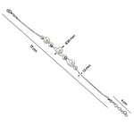 My Daily Styles Women's Simulated Pearl 925 Sterling Silver Bracelet