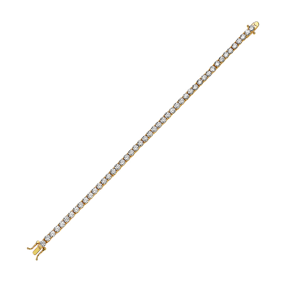 925 Sterling Silver Cubic Zirconia Tennis Bracelet