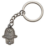 Silver-Tone Metal Jewish Chai Keychain