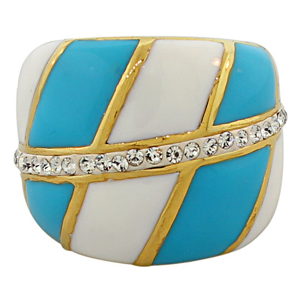 Blue Stripes Ring