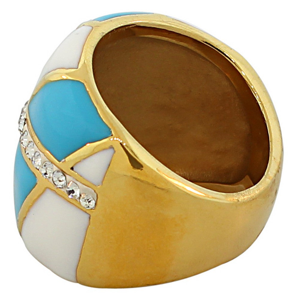 Blue Stripes Ring