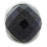 Black Glitter Ring