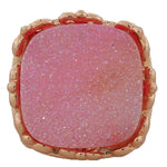 Pink Glitter Ring