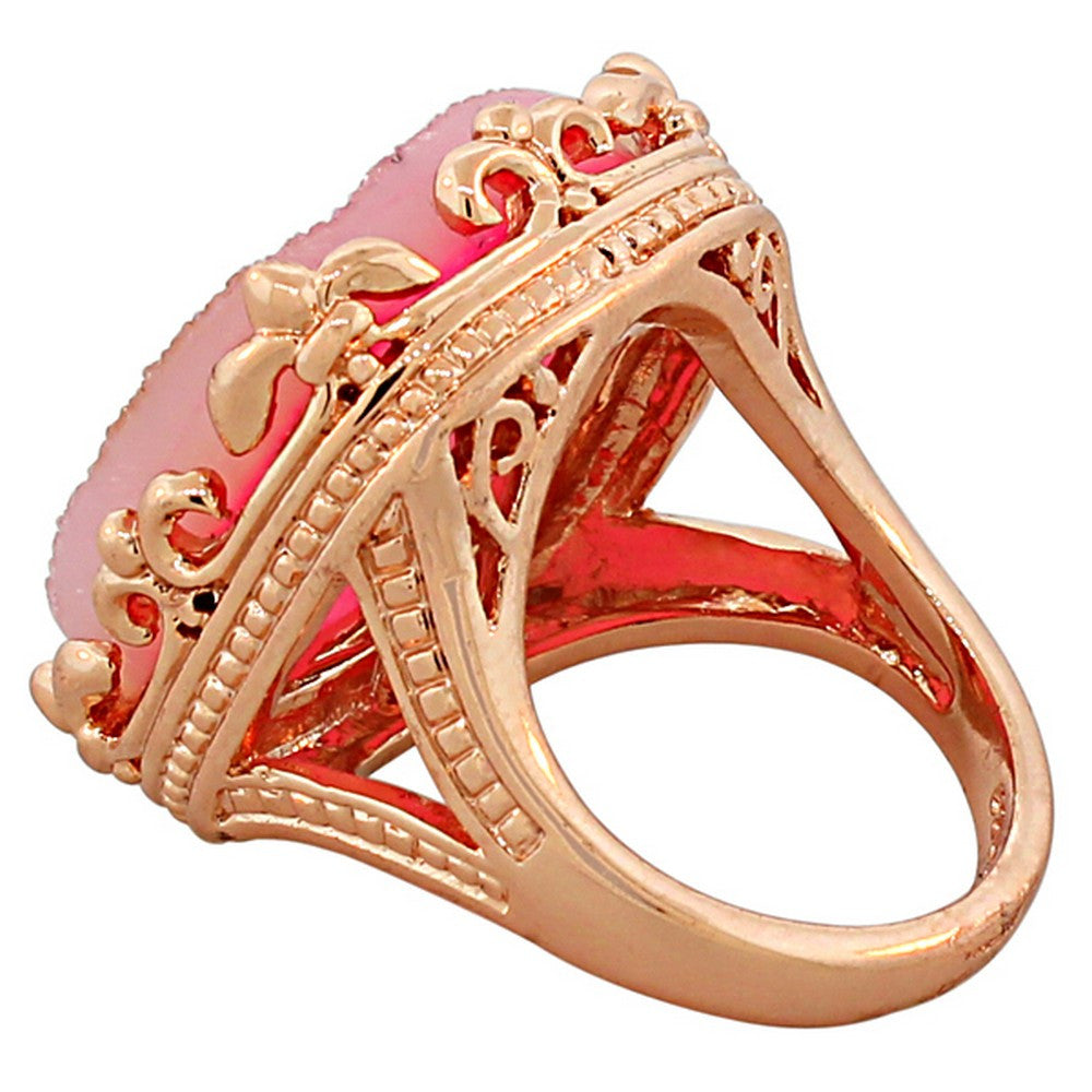 Pink Glitter Ring